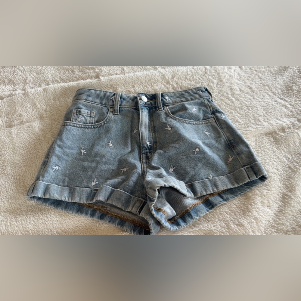 PLAYBOY Blue Denim with White Stitching